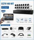 CCTV HD KIT 16 CHANNEL REAL TIME