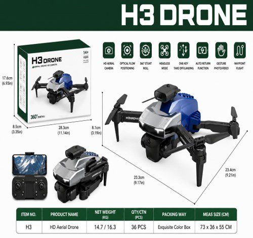PM-387 H3 Aerial Drone with HD Camera.
