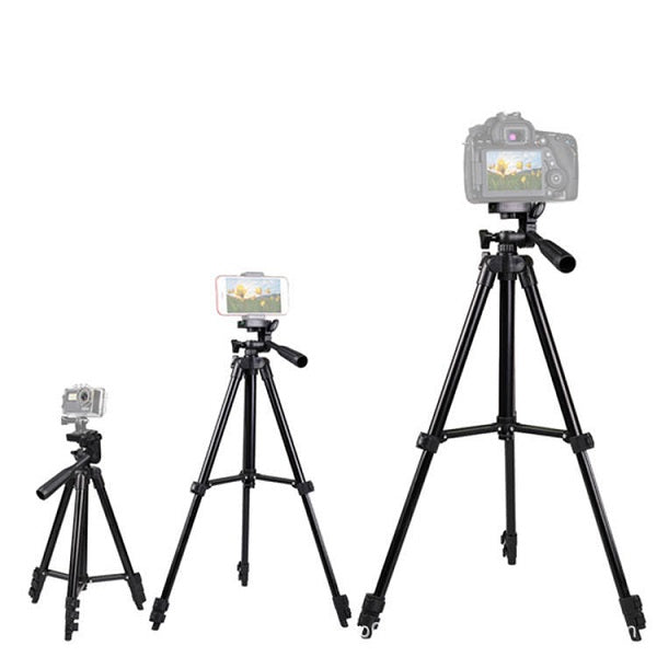 Aerbes AB-ZJ65 102cm Adjustable Tripod Stand with Phone Holder – 360°