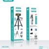 Aerbes AB-ZJ67 2.1m Professional Ring Light Stand – Adjustable Heavy Duty Tripod Stand for Ring Lights