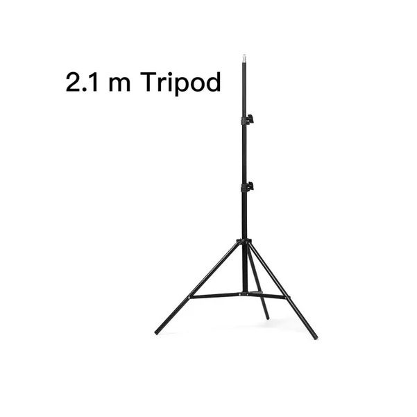 Aerbes AB-ZJ67 2.1m Professional Ring Light Stand – Adjustable Heavy Duty Tripod Stand for Ring Lights