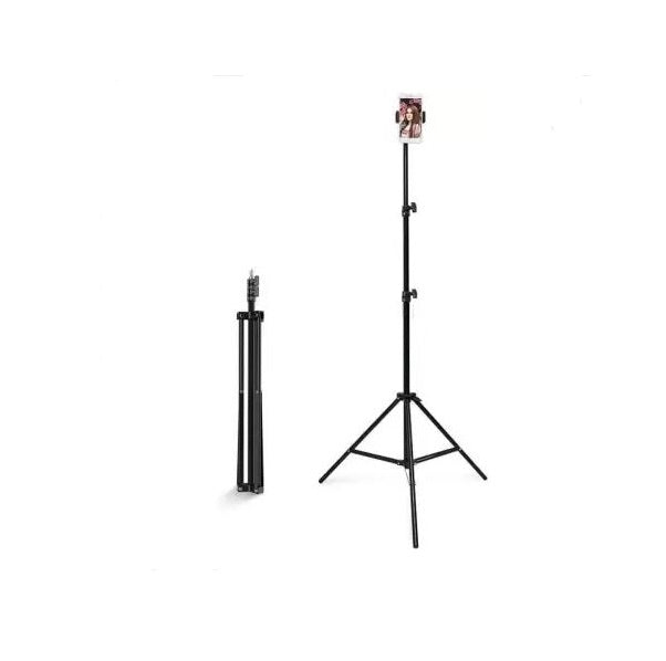 Aerbes AB-ZJ67 2.1m Professional Ring Light Stand – Adjustable Heavy Duty Tripod Stand for Ring Lights