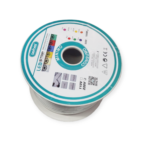 Aerbes AB-G26 High Pressure LED Strip Light 100M Roll White SMD 2025