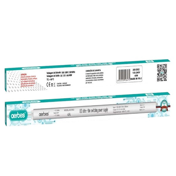 Aerbes AB-E817  60W  12V 5A Ultra-Thin  Led Switching Power Supply.