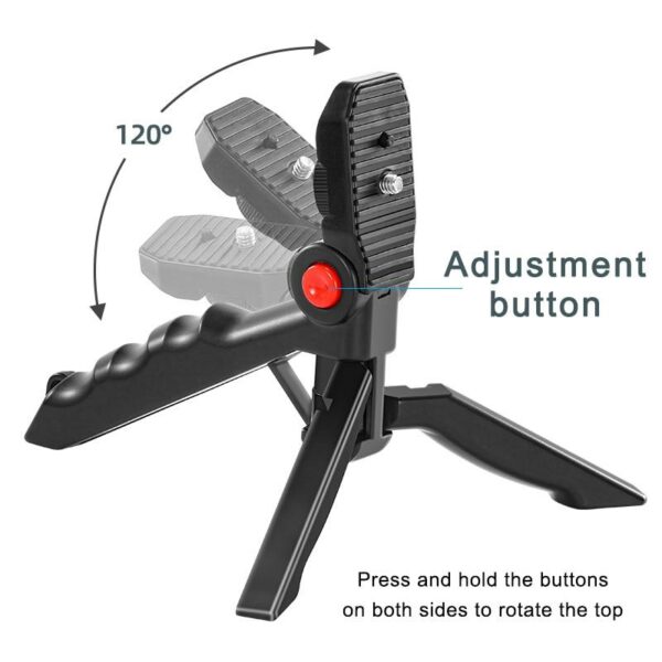 Aerbes AB-BG06 Smartphone Vlogging Kit with LED Fill Light, Microphone, Wireless Remote & Mini Tripod for Content Creation