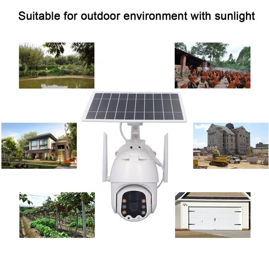 JG20375103 Solar Powered 4G Surveillance Camera i-Cam App