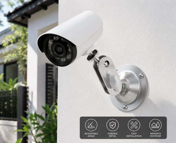 XF00162 Universal CCTV Camera Wall Mount Bracket Adjustable Security Camera Mount Base