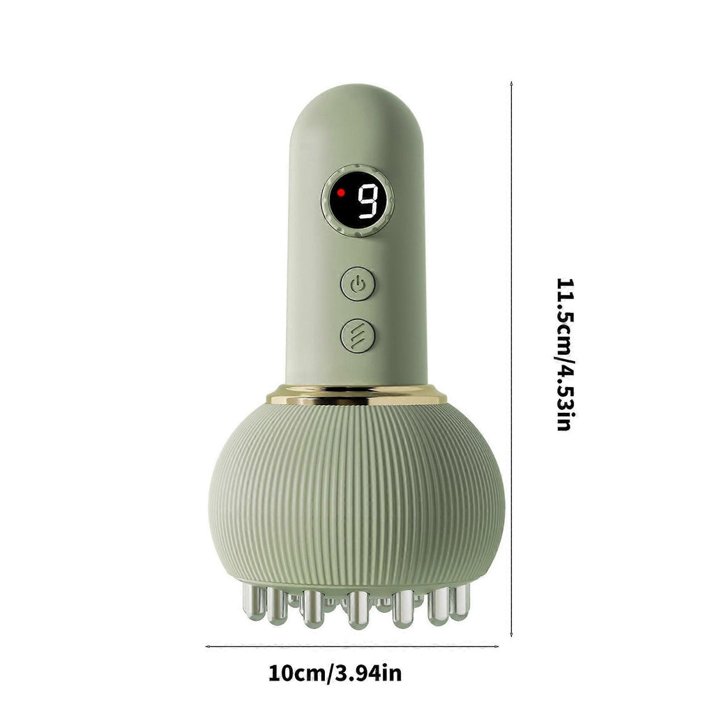 Cordless Cupping Scrapings Machine 9Level Intensity ABS Massage Tool For Muscle Recovery Circulations Improvement.