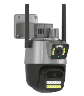 CW22102B-WIFI Dual Outdoor Surveillance Camera ESEECLOUD App .