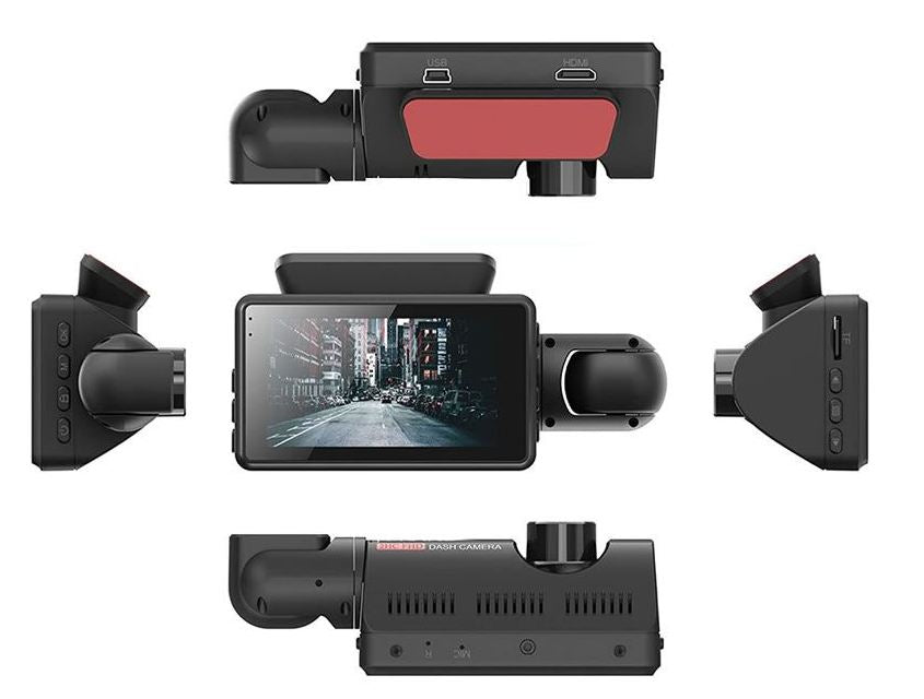 Aerbes AB-Q614 HD 1080P HDR In Vehicle Dual Dashboard Camera