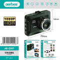 Aerbes AB-Q501 200Mah Full HD 1080P Car Dash Cam with Wide-Angle Lens.
