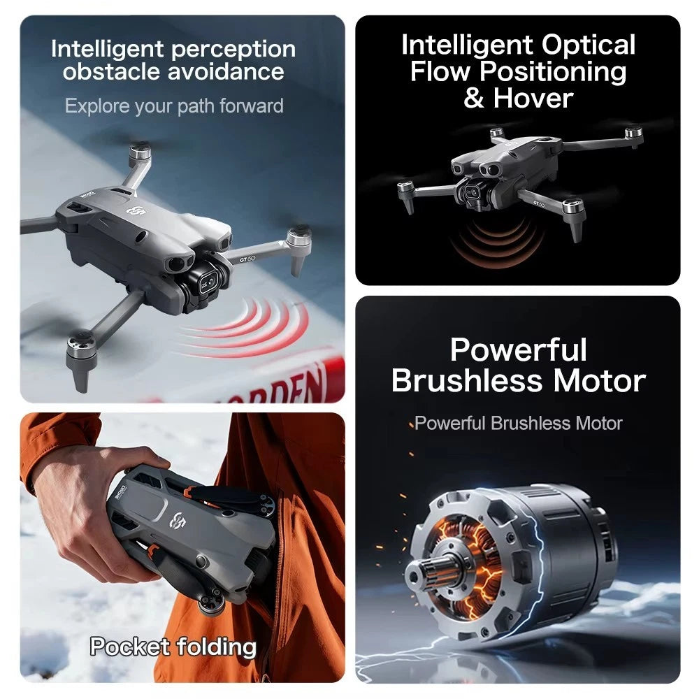 GT50 Pro Foldable RC Drone