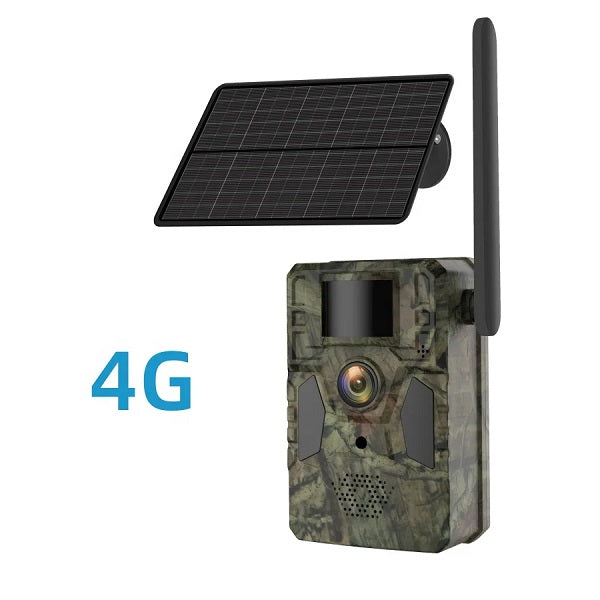SE-H40 4G Solar-Powered Hunting Camera With Full-Color Night Vision And Two-Way Audio .