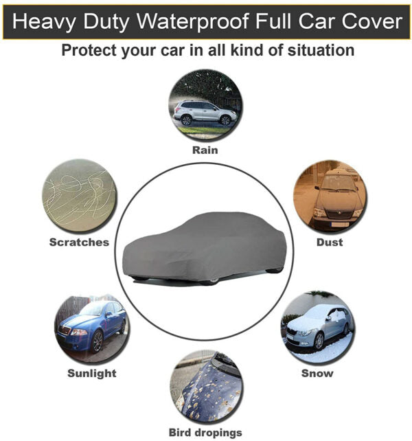 JG20375141 Car Cover XXL Ultra-lite PEVA Material 580 x 175 x 120cm.