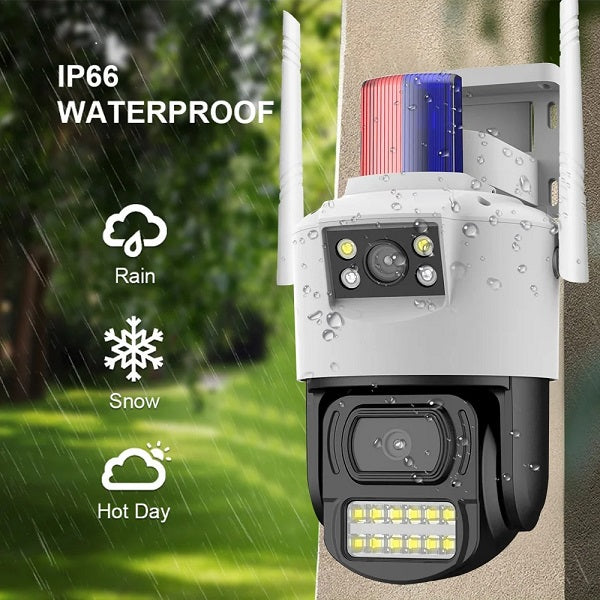 JG20375626 Dual Lens Night Vision Outdoor 4G Camera With V380 Pro App