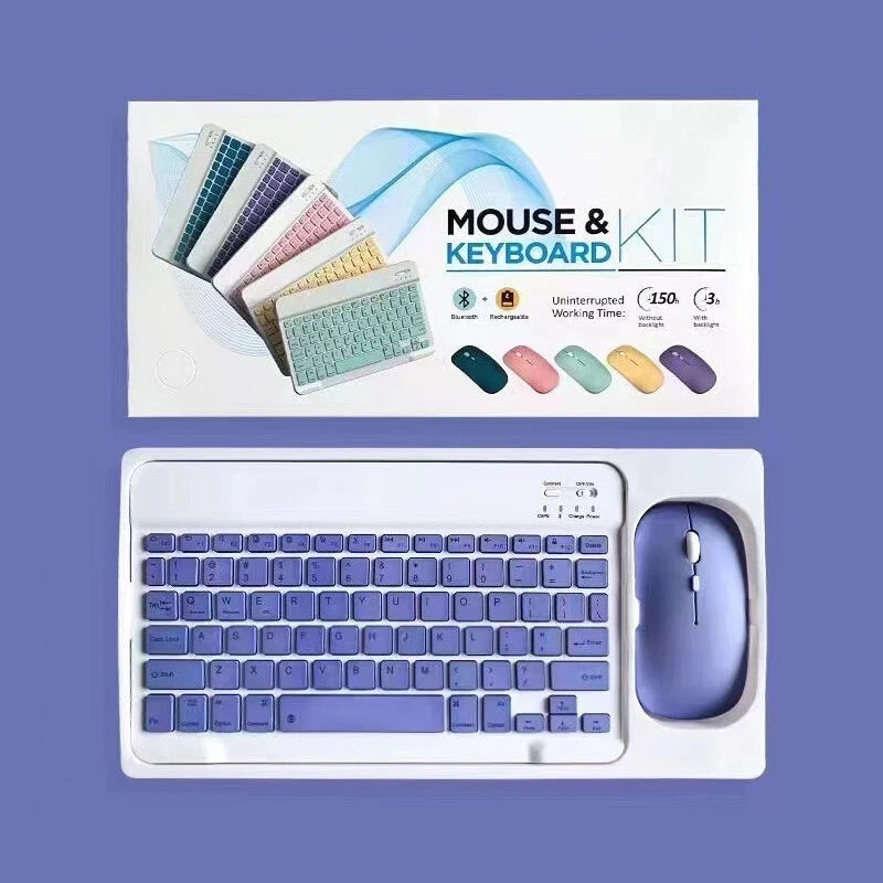 Wireless Bluetooth mouse keyboard .