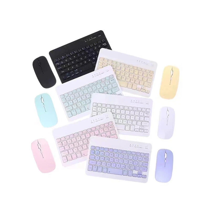 Wireless Bluetooth mouse keyboard .