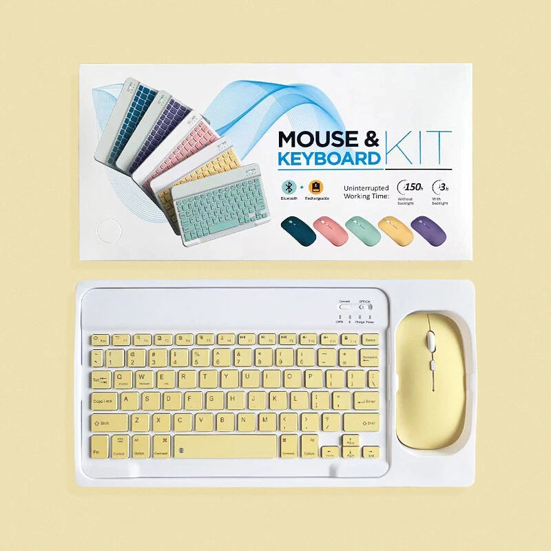 Wireless Bluetooth mouse keyboard .