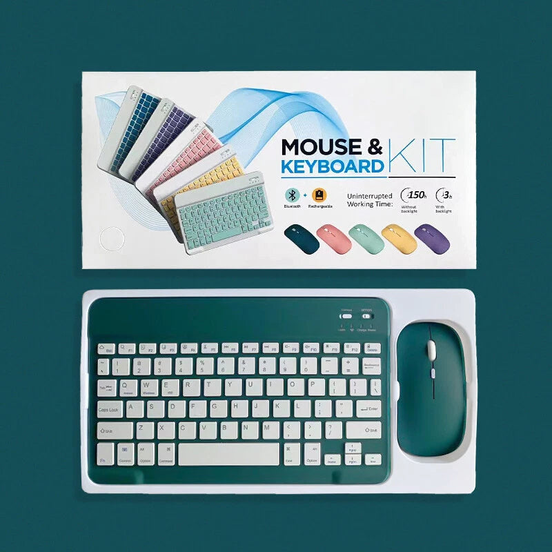 Wireless Bluetooth mouse keyboard .