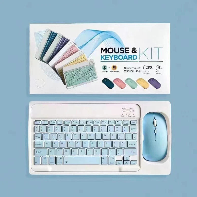 Wireless Bluetooth mouse keyboard .