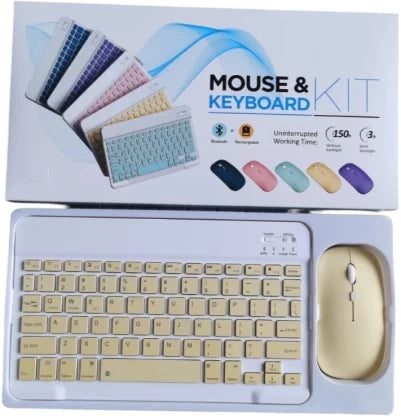 Wireless Bluetooth mouse keyboard .