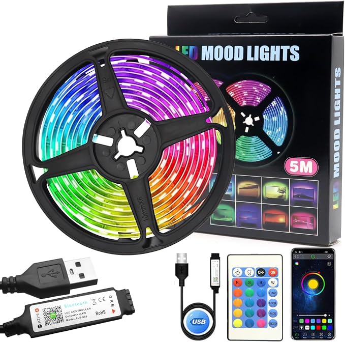 5M 12V 5050 RGB LED STRIP LIGHT