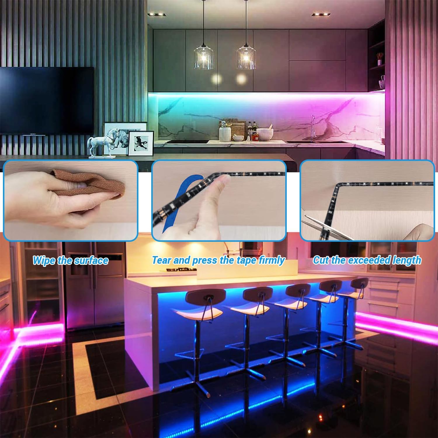 5M 12V 5050 RGB LED STRIP LIGHT