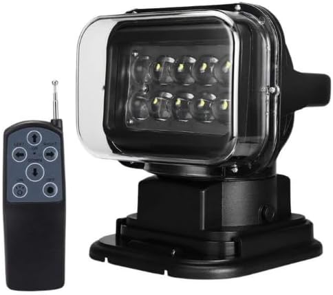 Remote-controlled light.