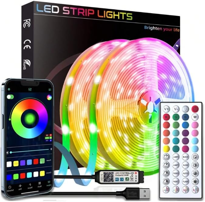 5M Solar RGB LED Strip Light