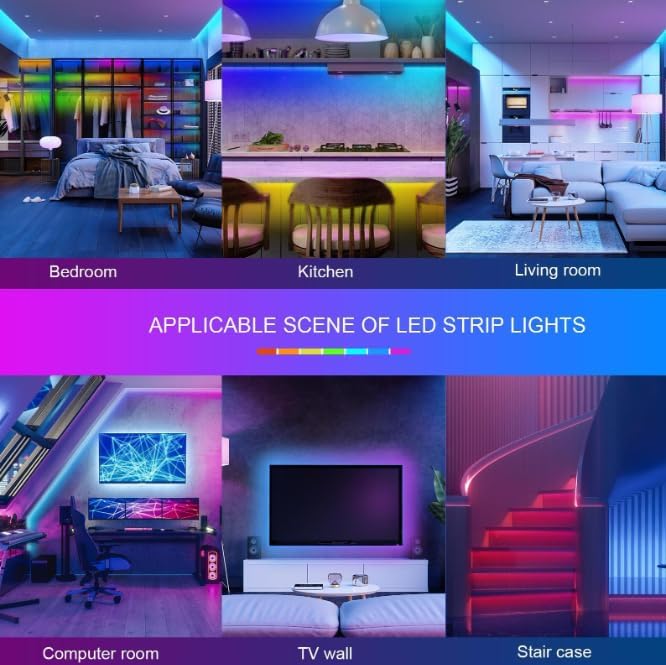 5M Solar RGB LED Strip Light