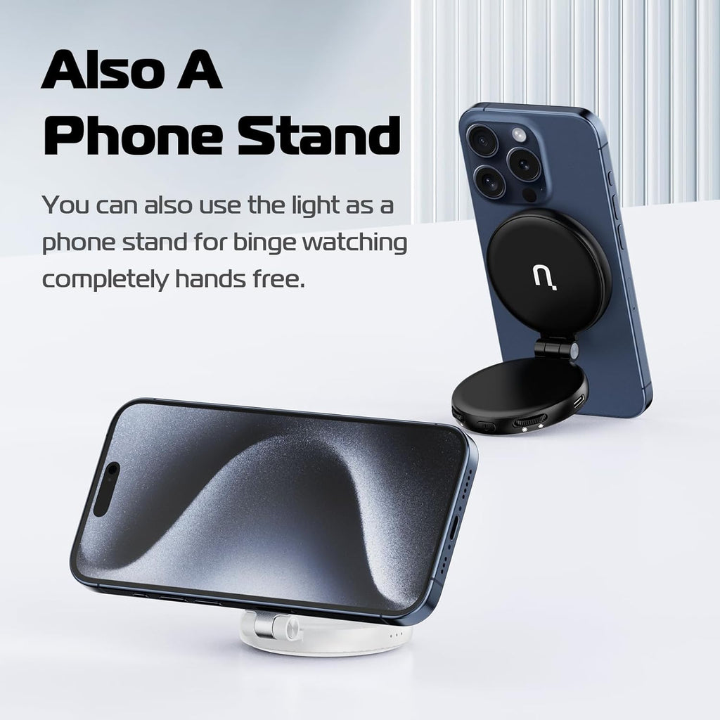 Magnetic Selfie Light, LED Fill Light Compatible with Magsafe, LED Selfie Ring Light Included Sticky Ring for Phones, for...