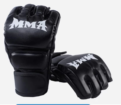 ART HALF-FINGER BOXING GLOVES