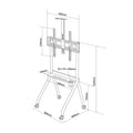 HEAVY DUTY MOBILE TV MOUNT TROLLEY