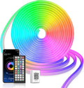 5M Neo5M Neon LED Rope Lights, Waterproof LED Lights for Bedroom, Flexible Light Strip with Remote and APP Control,n LED Rope Lights, Waterproof LED Lights for Bedroom, Flexible Light Strip with Remote and APP Control,