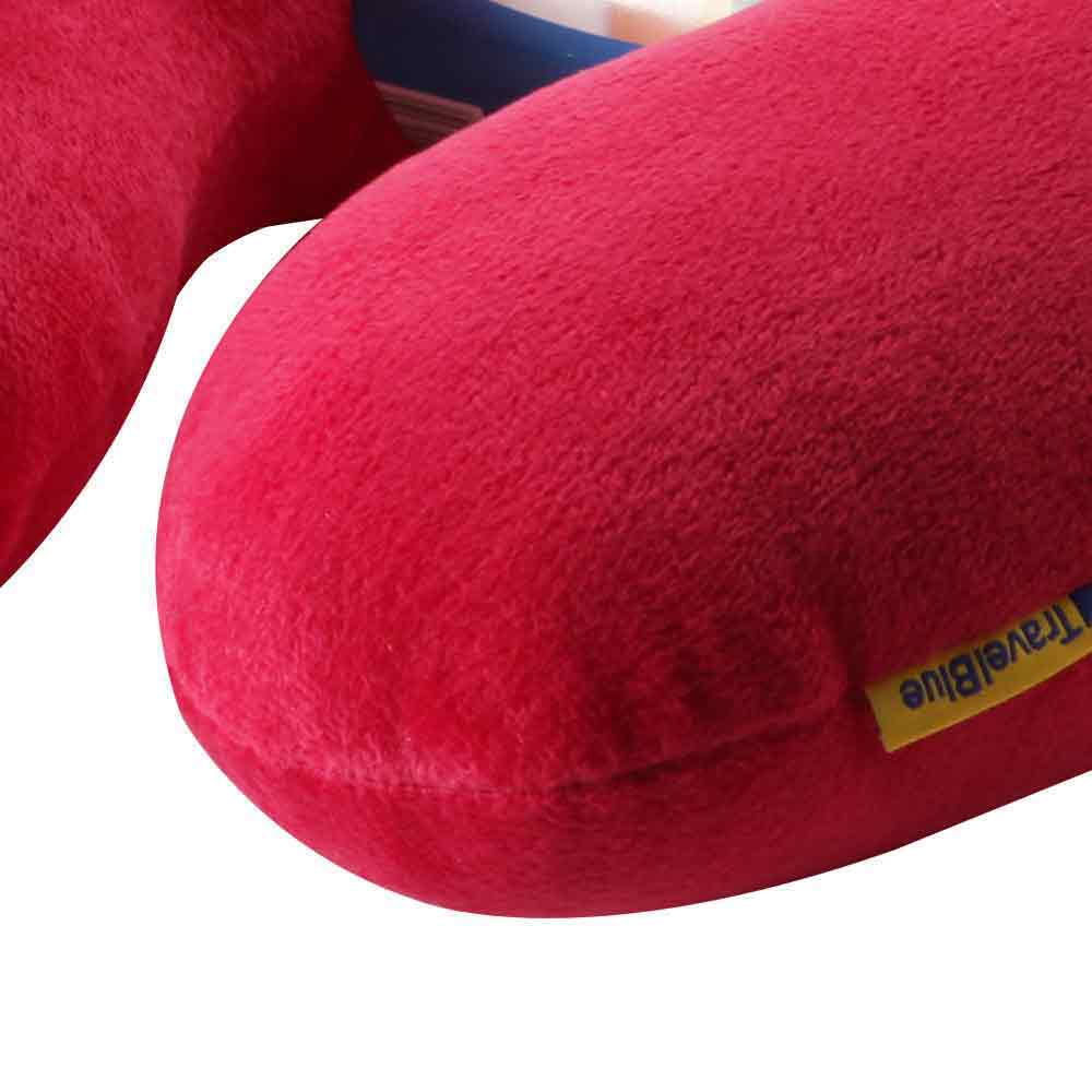 Soft Microfiber Travel Neck Pillow - Pink SKU TB-231R Travel Blue Softy Pillow
