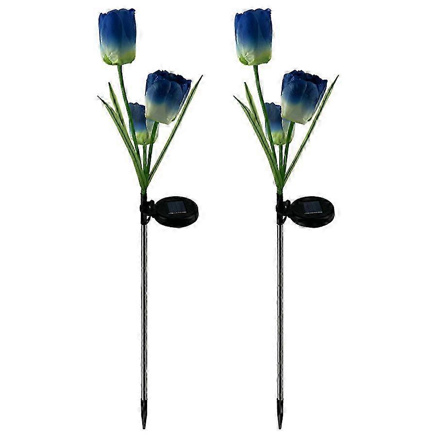 3 Heads Tulip Solar Powered Stake Light