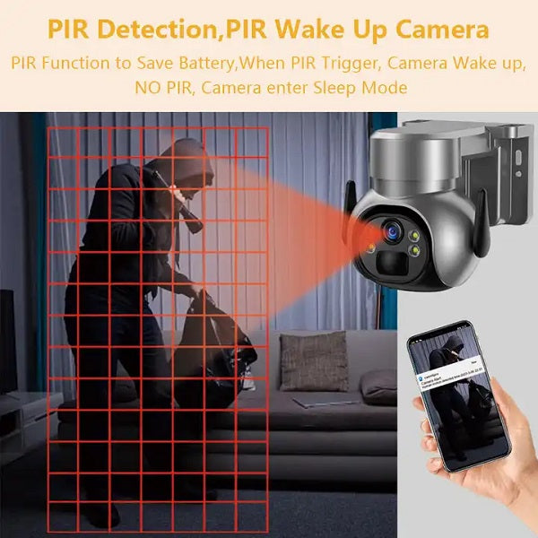 SE-D3M-4G Solar Power 4G Camera With Camhipro App.