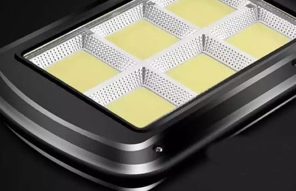 400W - 6500K LED Solar Power Street Lights with Panel 10000LM Dusk to Dawn Outdoor Flood Lighting.