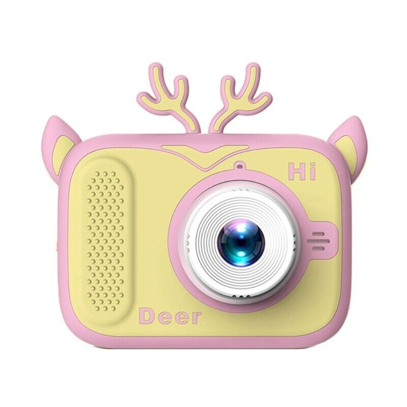Aerbes AB-SX01 Deer Kids Image And Video Camera With Lanyard, 5 Built In Games