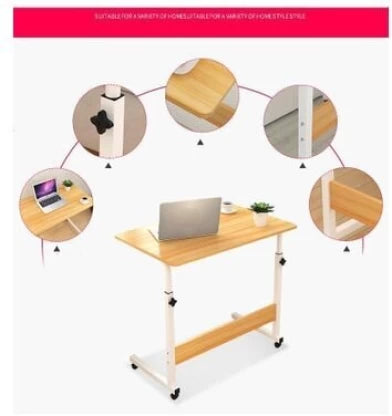 ADJUSTABLE HEIGHT MOBILE LAPTOP TABLE