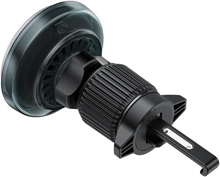 Magnetic Wireless Car Charger Mount, Phone Holder with Cooling Fan, Compatible with iPhone 12-17 and Qi-2.2 Enabled Devices
