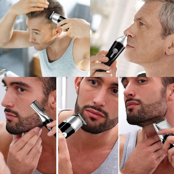 Aerbes AB-LF08 Rechargeable 5 in 1 Barber Clippers Grooming Set 5W.