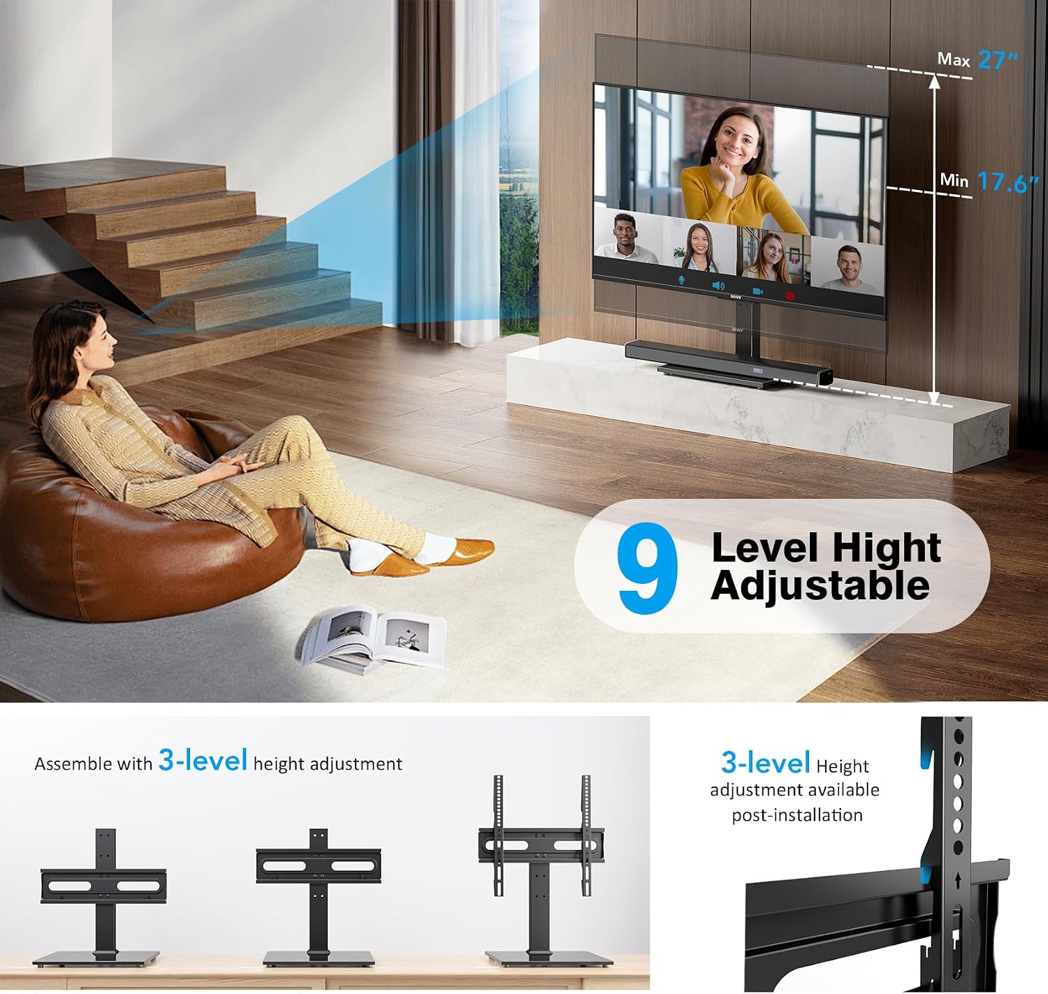 UNIVERSAL TV TABLE TOP STAND