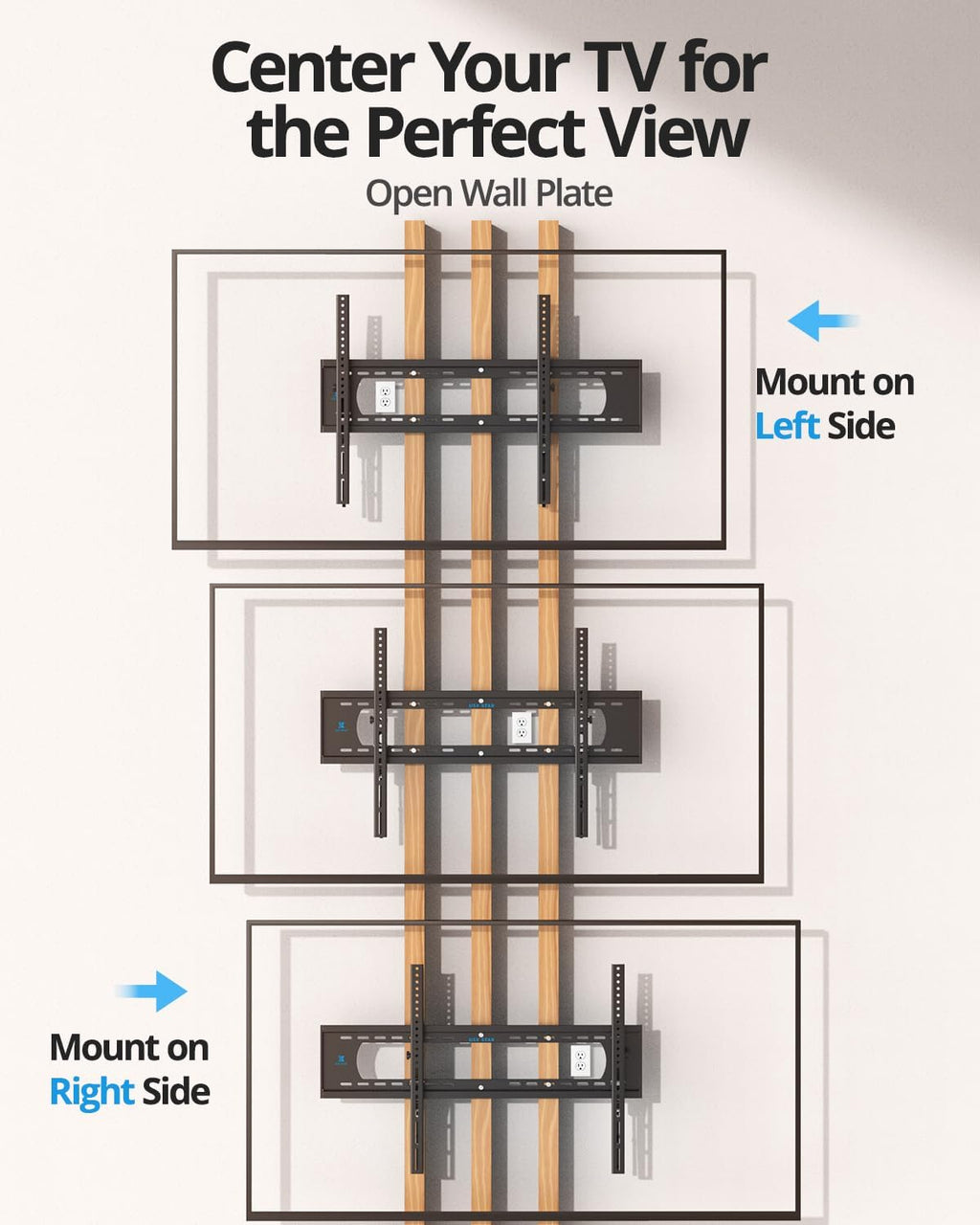 HEAVY DUTY TILT TV WALL MOUNT BRACKET