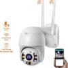 XF00020 V380 Pro App Wifi Smart Camera With IR Sensor And IP66 Protection Rating .