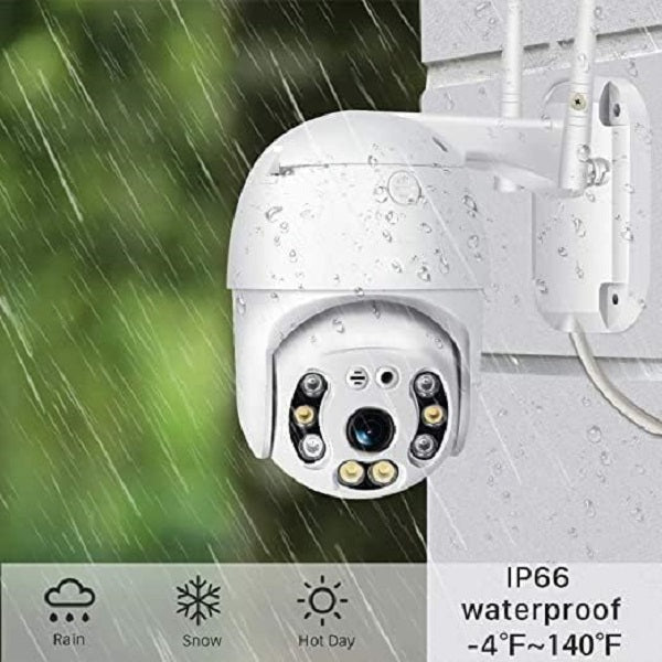 XF00020 V380 Pro App Wifi Smart Camera With IR Sensor And IP66 Protection Rating .