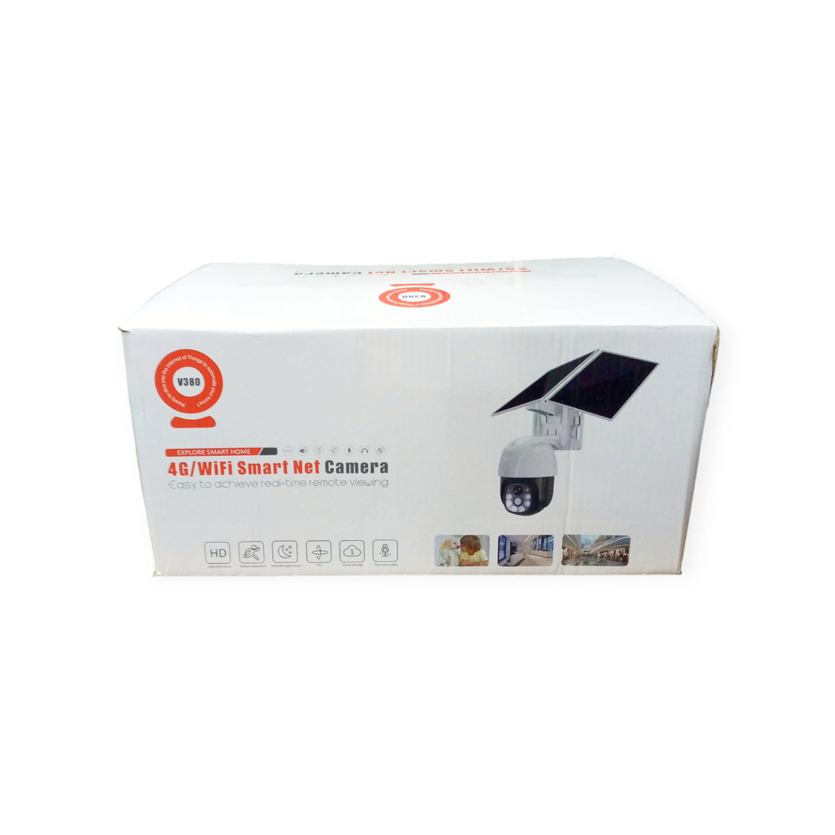 VC8PT-4G Solar Powered Dual Light Source 4G Outdoor Surveillance Camera V380pro App.