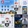 HYS-SJT02 YOOSEE  Three Lens  digital zoom PTZ IP Camera.