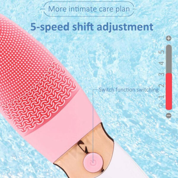 Electric Silicon Brush For Facial Cleansing
