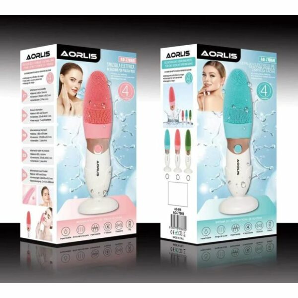 Electric Silicon Brush For Facial Cleansing